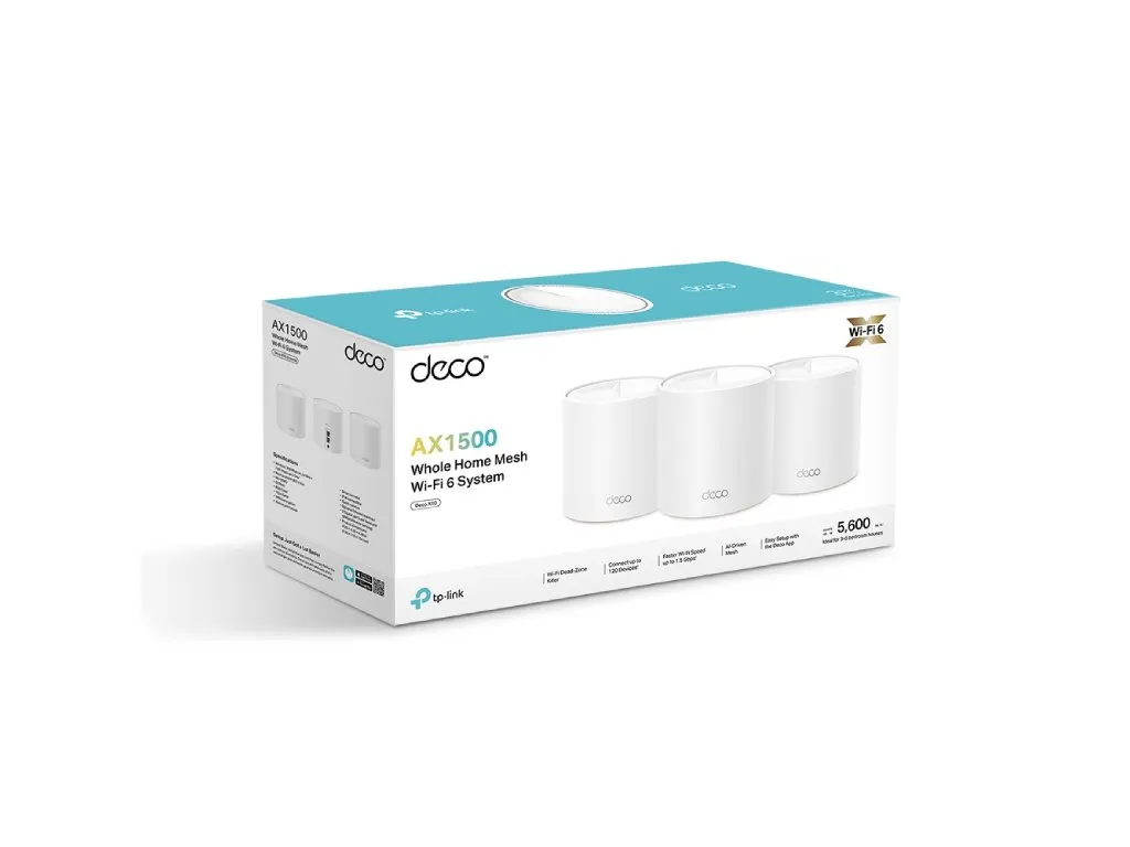TP-Link Mrežni sistem TP-LINK Deco X10(3-pack) Slika 5